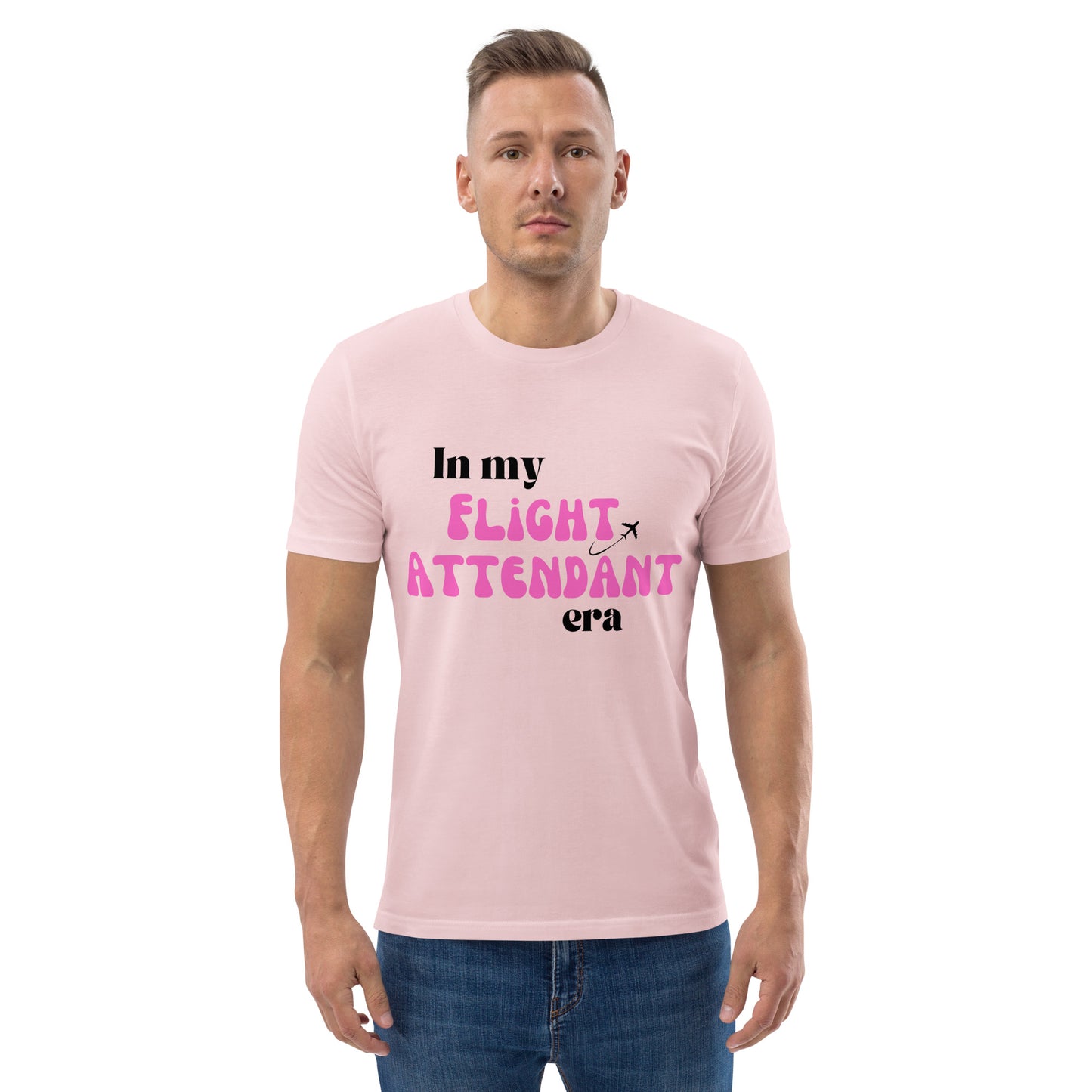 "Flight Attendant Era" Unisex organic cotton t-shirt