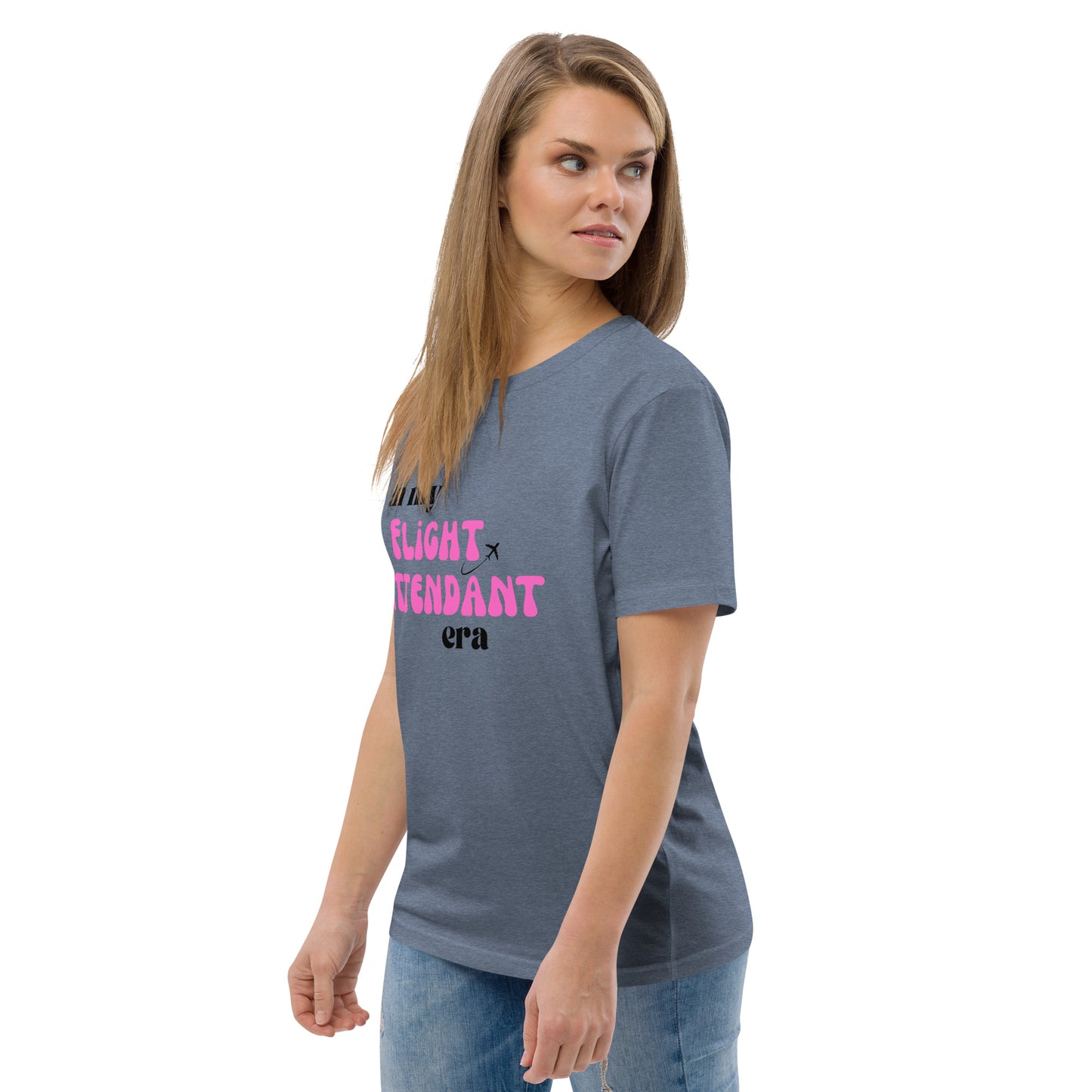 "Flight Attendant Era" Unisex organic cotton t-shirt