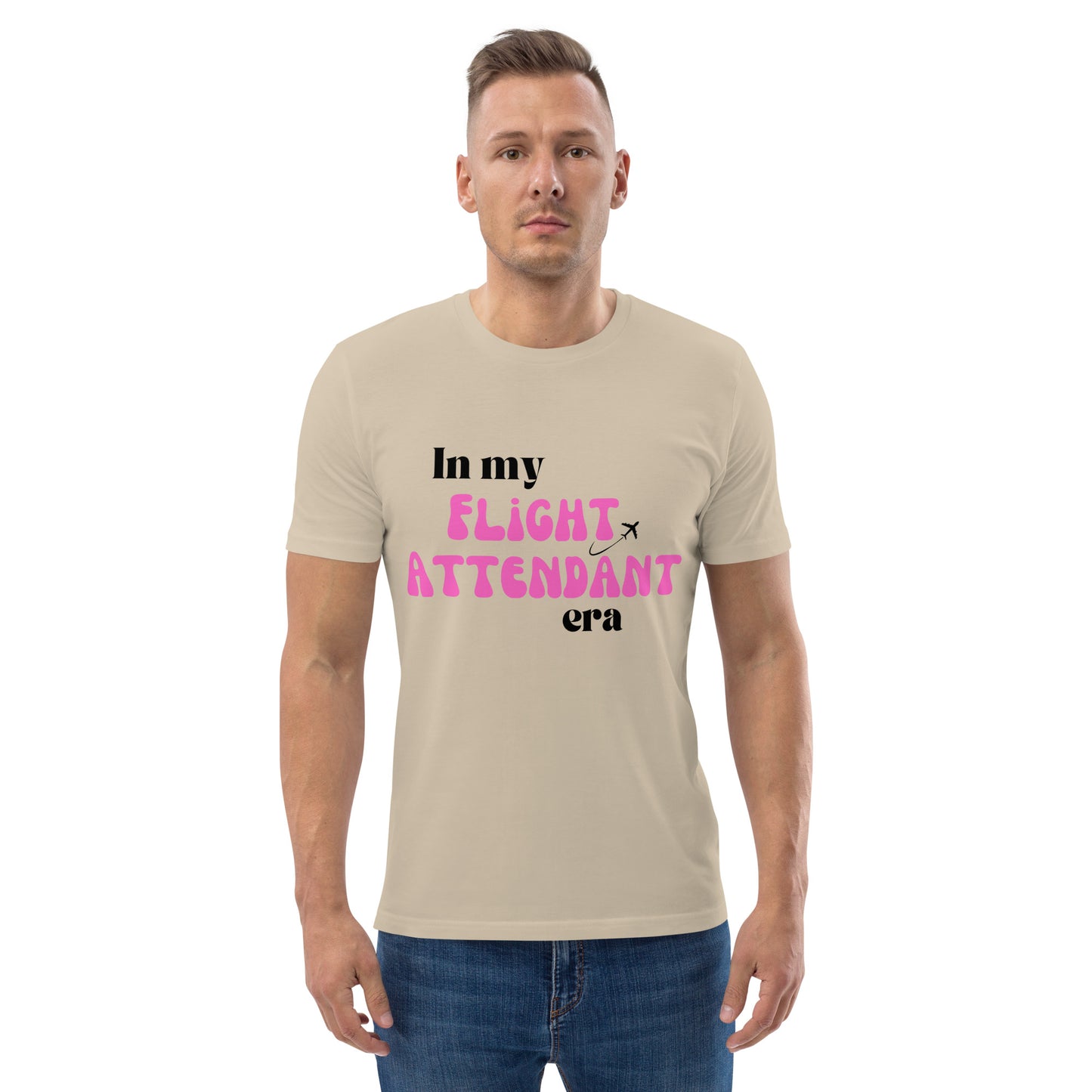 "Flight Attendant Era" Unisex organic cotton t-shirt