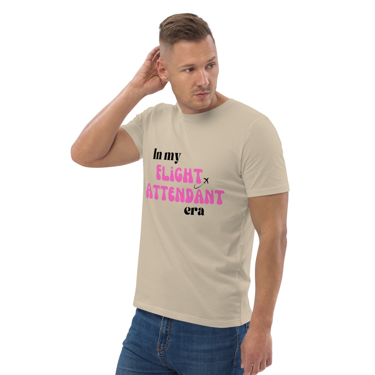 "Flight Attendant Era" Unisex organic cotton t-shirt