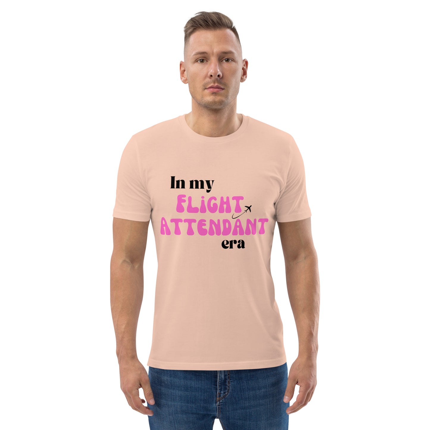 "Flight Attendant Era" Unisex organic cotton t-shirt