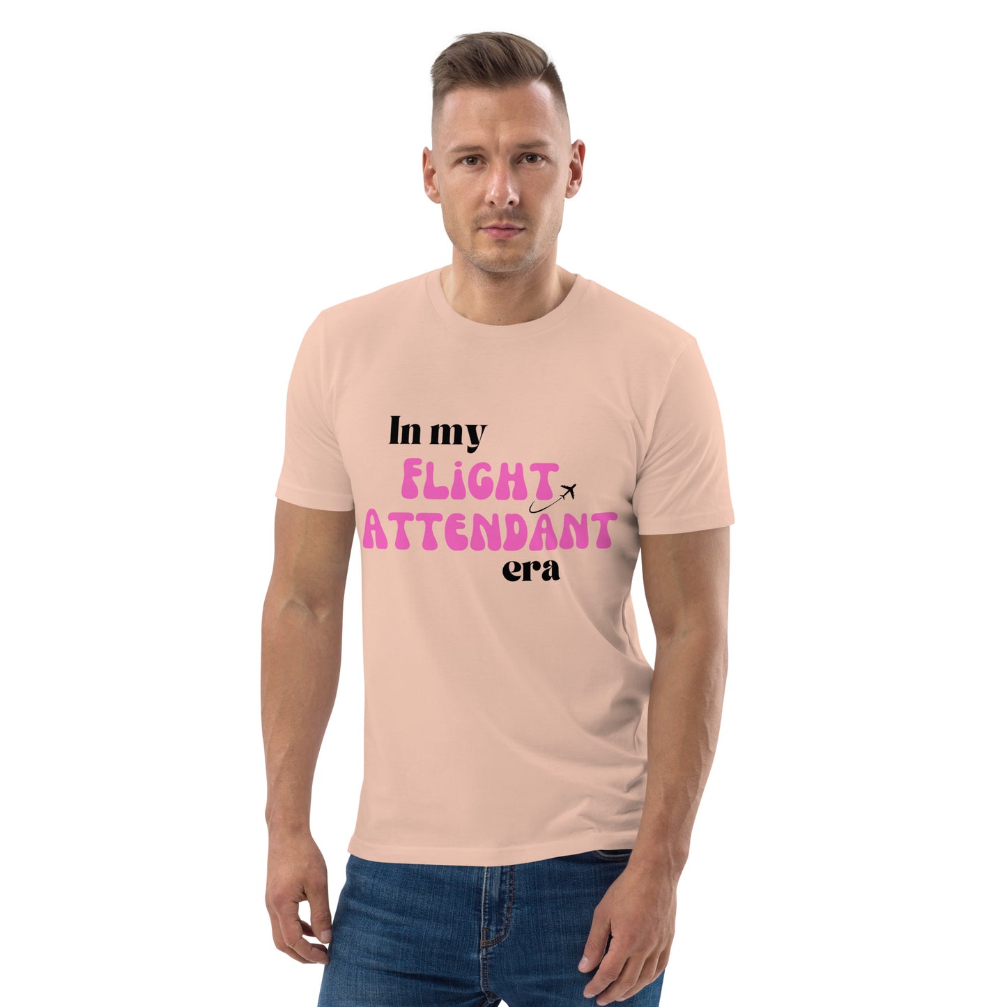 "Flight Attendant Era" Unisex organic cotton t-shirt