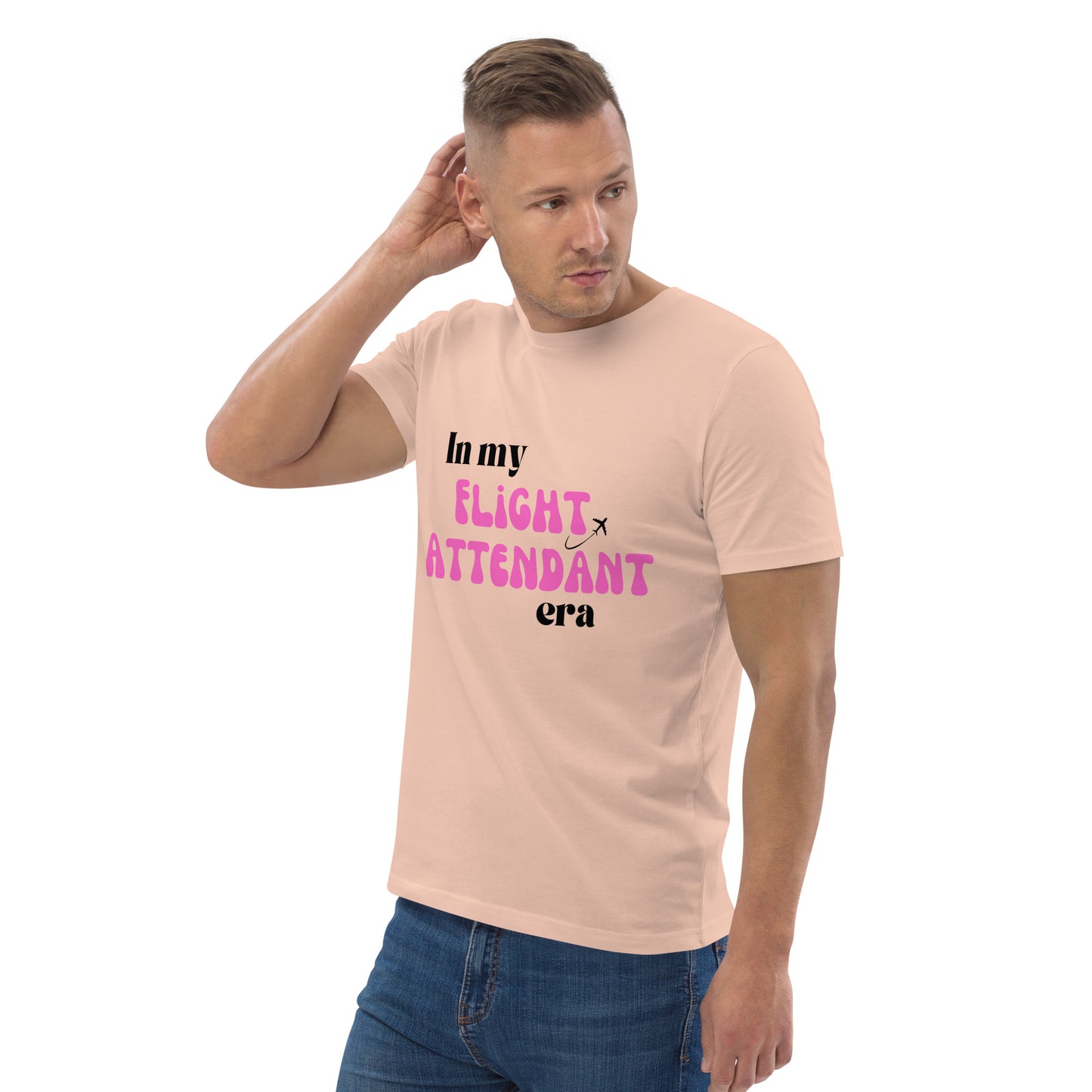 "Flight Attendant Era" Unisex organic cotton t-shirt