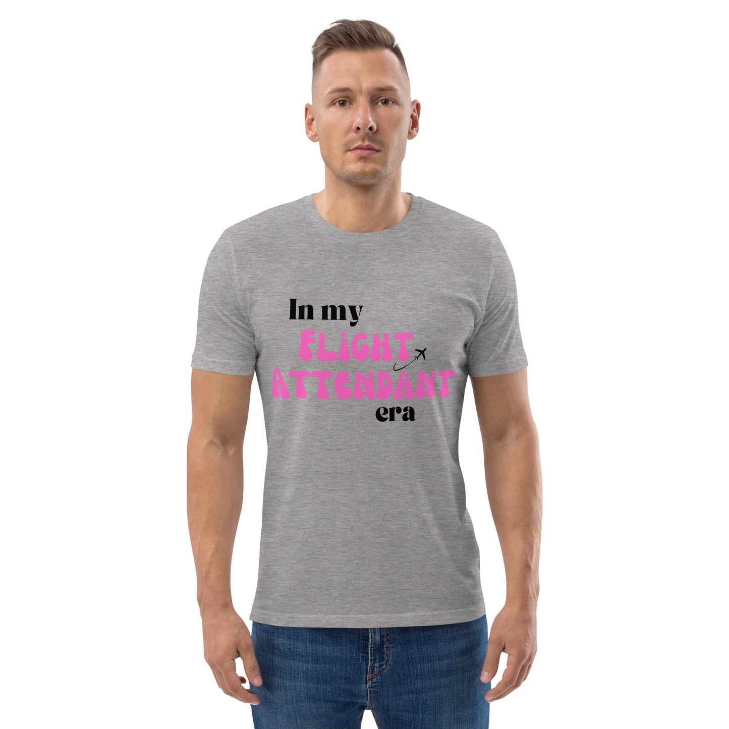 "Flight Attendant Era" Unisex organic cotton t-shirt