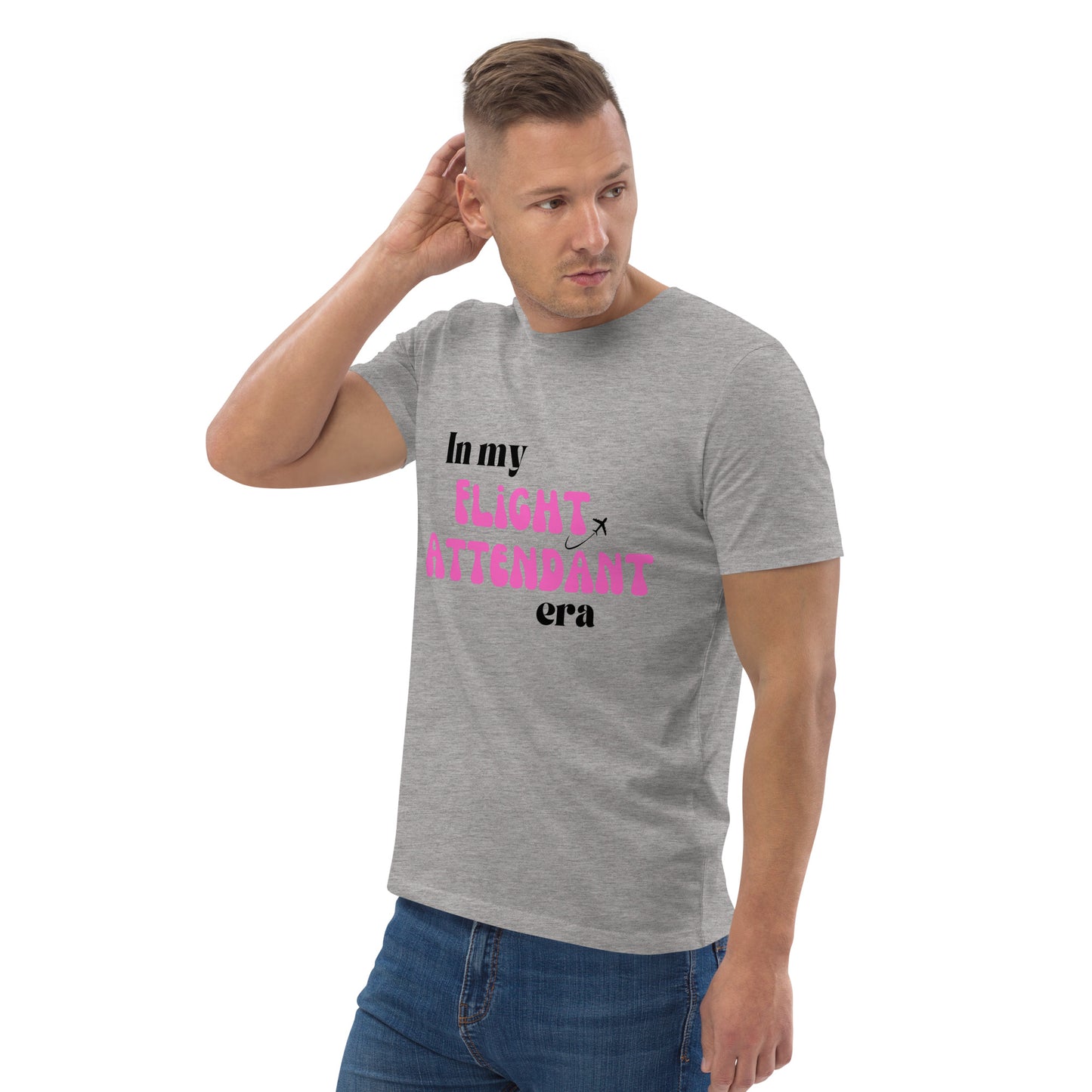 "Flight Attendant Era" Unisex organic cotton t-shirt