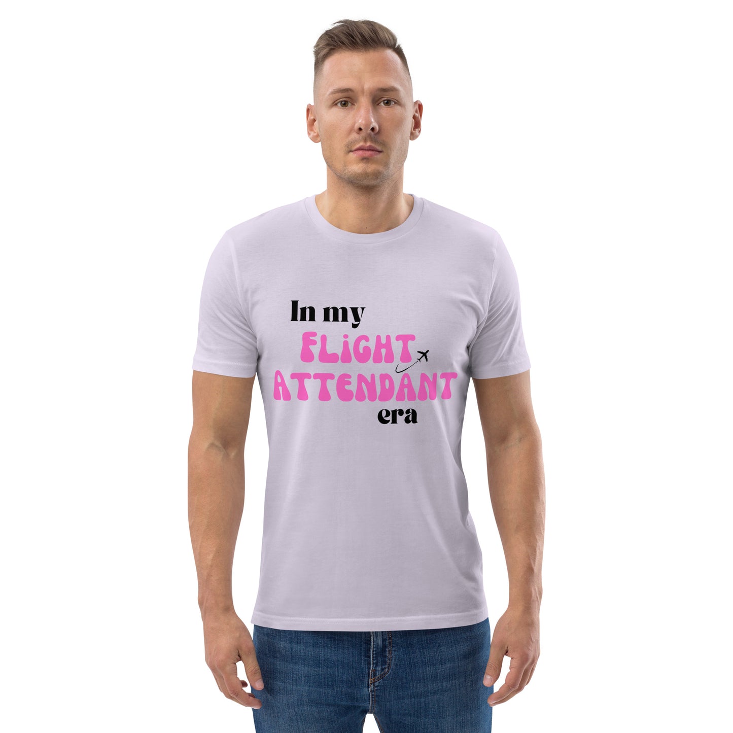"Flight Attendant Era" Unisex organic cotton t-shirt