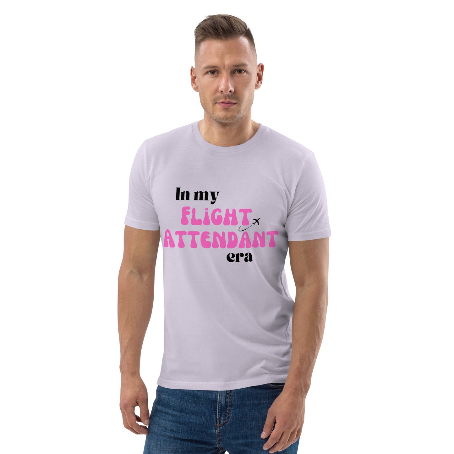 "Flight Attendant Era" Unisex organic cotton t-shirt