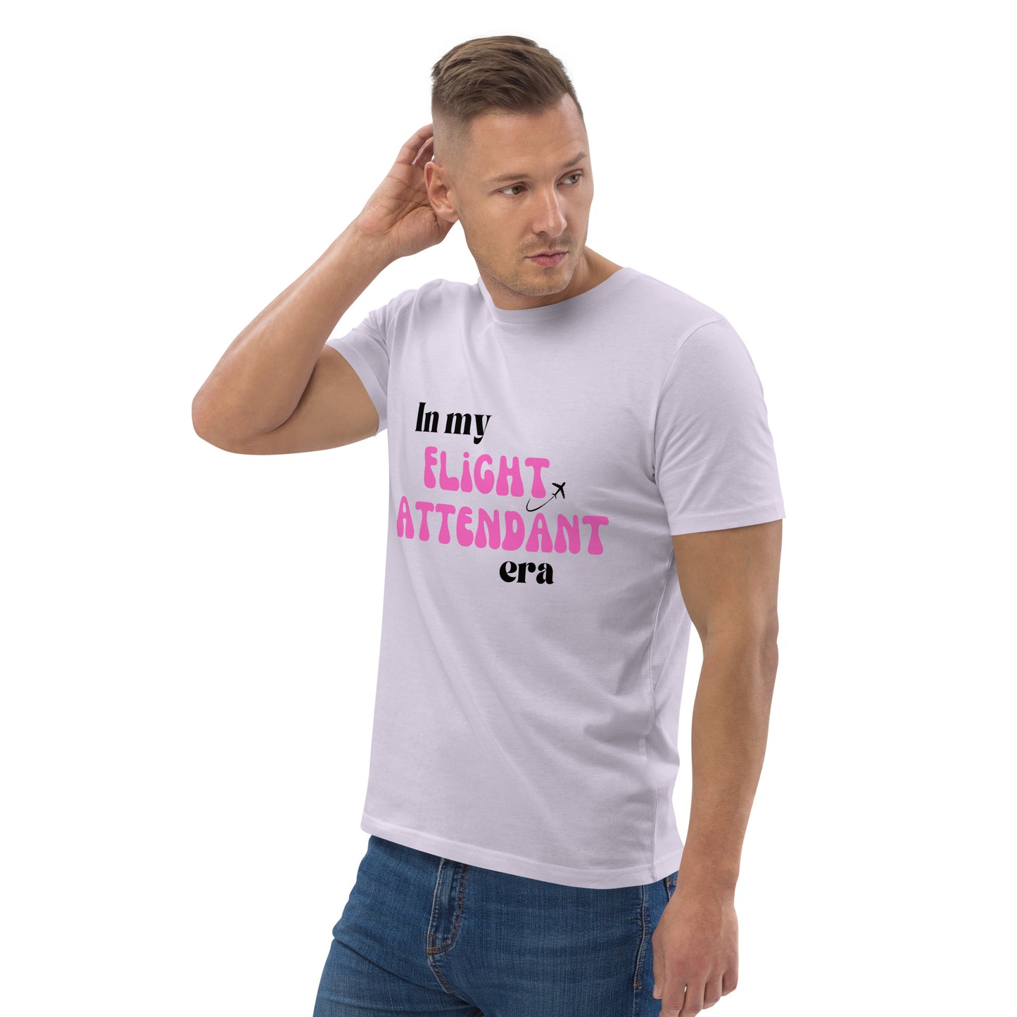 "Flight Attendant Era" Unisex organic cotton t-shirt