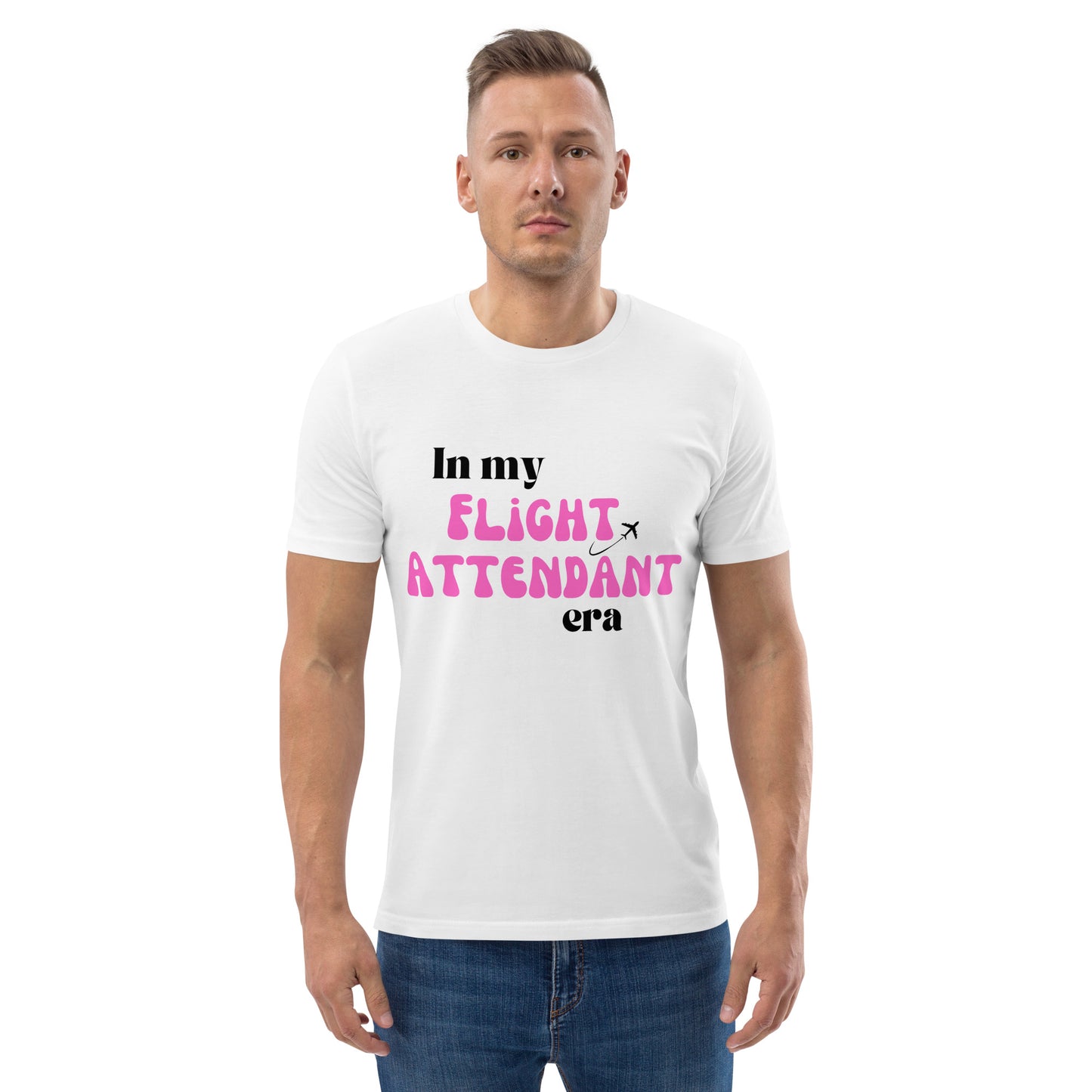 "Flight Attendant Era" Unisex organic cotton t-shirt