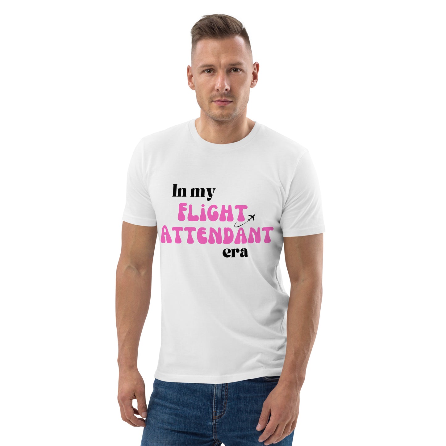 "Flight Attendant Era" Unisex organic cotton t-shirt