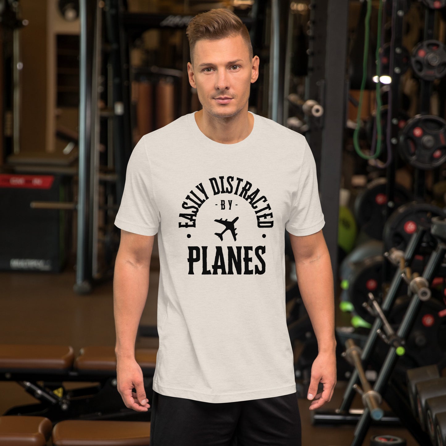 "Easily Distracted by Planes" - Unisex t-shirt