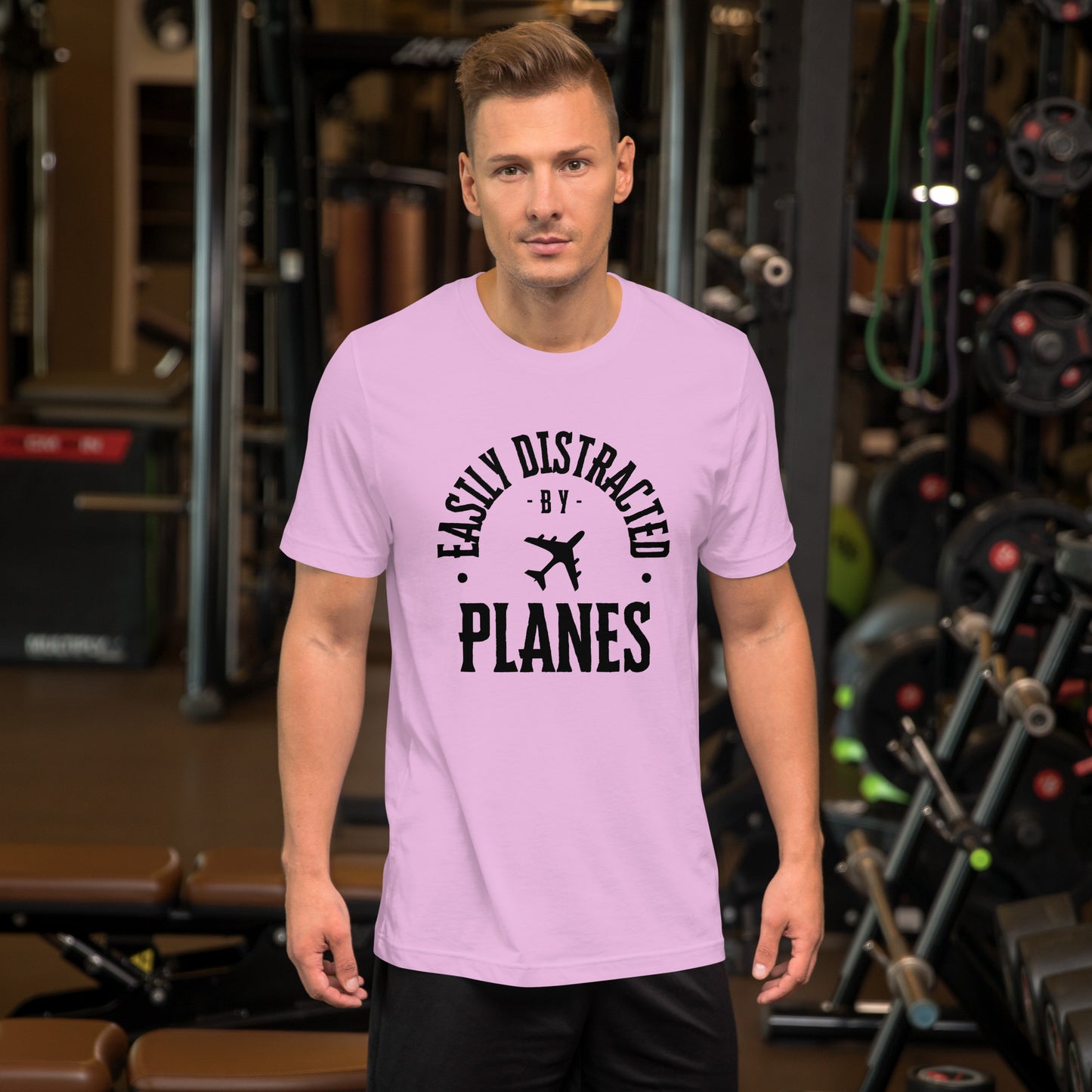 "Easily Distracted by Planes" - Unisex t-shirt