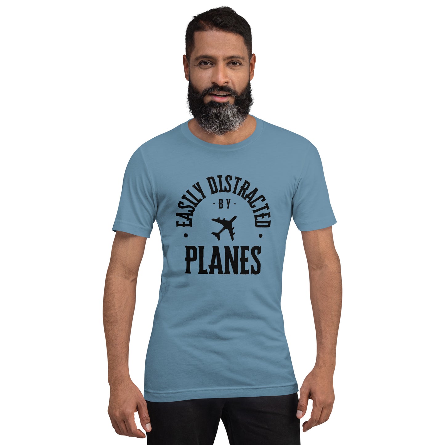 "Easily Distracted by Planes" - Unisex t-shirt